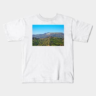 Hollywood Sign from Griffith Kids T-Shirt